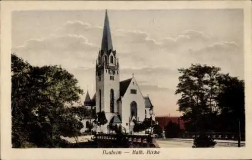 Ak Bad Nauheim in Hessen, katholische Kirche