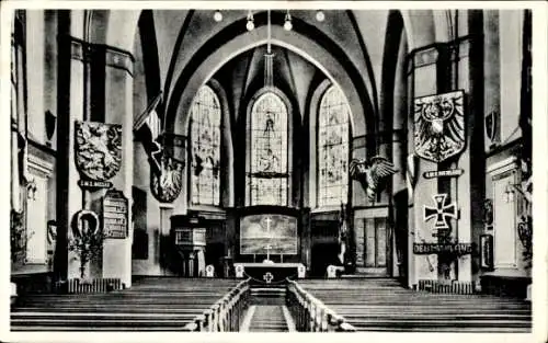 Ak Wilhelmshaven, Inneres der Marine Gedächtnis Kirche, Christus-Kirche