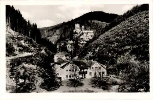 Ak Diemerstein Frankenstein in der Pfalz, Evang. Kinderheim Diemerstein, Erholungsheim und Burgruine