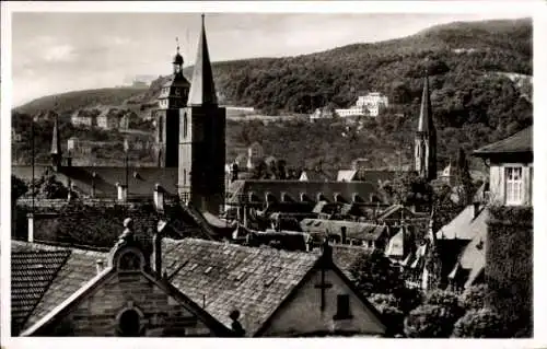 Ak Neustadt an der Weinstraße, Teilansicht, Türme