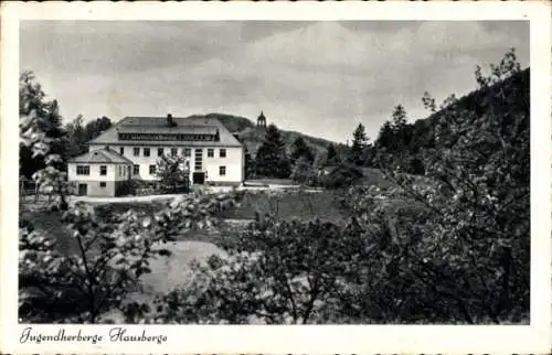 Ak Hausberge Porta Westfalica in Nordrhein Westfalen, Jugendherberge