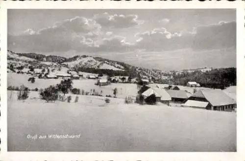 Ak Wittenschwand Dachsberg, Winterpartie