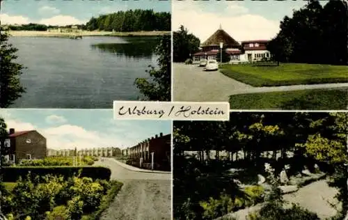 Ak Ulzburg in Holstein, Wasserpartie, Teilansichten