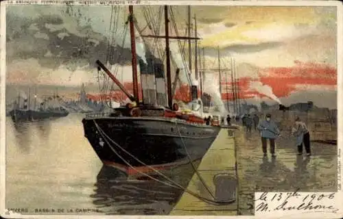 Künstler Litho Ranot, F., Antwerpen Antwerpen Flandern, Campine Basin