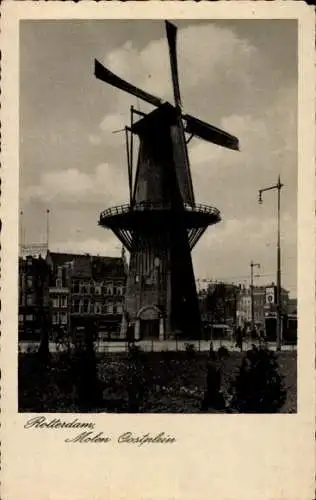 Ak Rotterdam Südholland Niederlande, Molen Oostplein