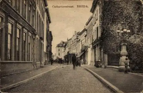 Ak Breda Nordbrabant Niederlande, Catharinestraat