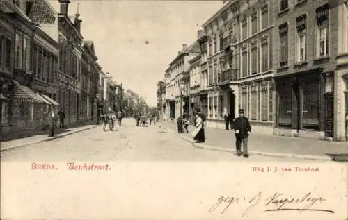 Ak Breda Nordbrabant Niederlande, Boschstraat