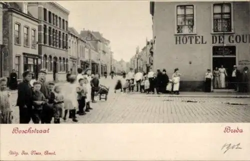 Ak Breda Nordbrabant Niederlande, Boschstraat, Hotel