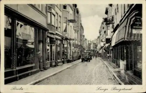 Ak Breda Nordbrabant Niederlande, Lange Brugstraat