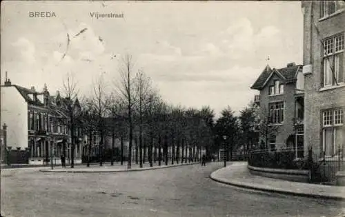 Ak Breda Nordbrabant Niederlande, Vijverstraat