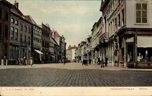 Ak Breda Nordbrabant Niederlande, Veemarktstraat