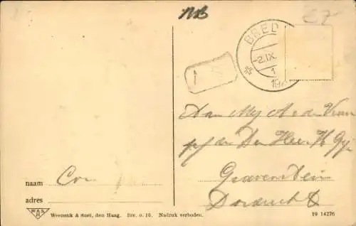 Ak Breda Nordbrabant Niederlande, Veemarktstraat