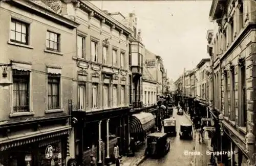 Ak Breda Nordbrabant Niederlande, Brugstraat