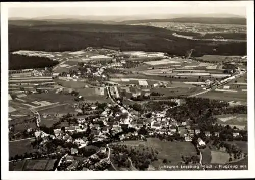 Ak Rodt Loßburg im Schwarzwald, Fliegeraufnahme