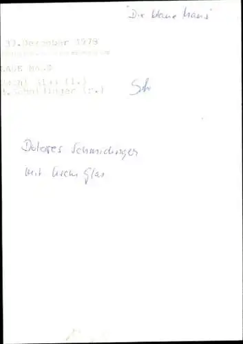 Ak Schauspielerinnen Dolores Schmidinger und Uschi Glas, Portrait, Autogramme