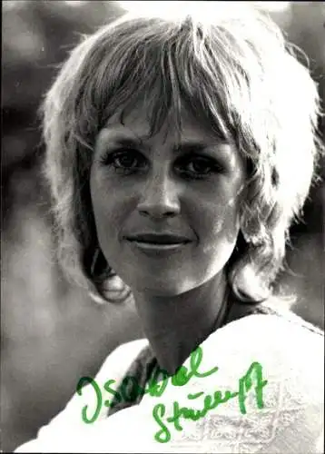 Ak Schauspielerin Isabelle Carlson-Stumpf, Portrait, Autogramm
