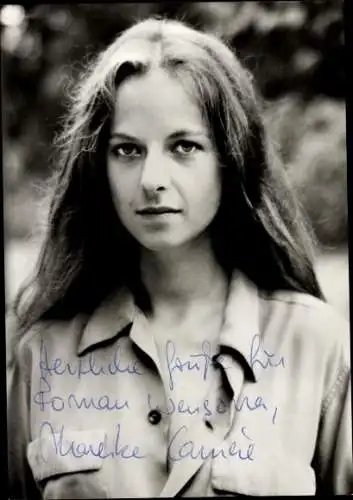 Foto Schauspielerin Mareike Carrière, Portrait, Autogramm