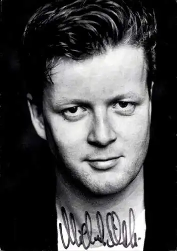 Ak Schauspieler Michael Schiller, Portrait, Autogramm