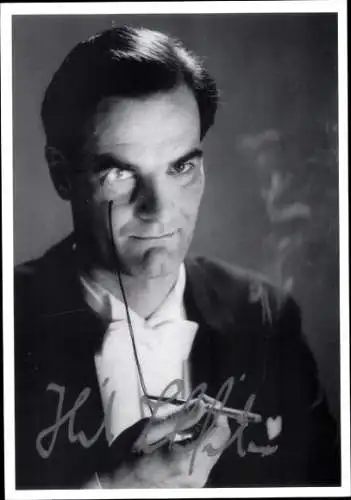Ak Schauspieler Heinrich Schafmeister, Portrait, Autogramm