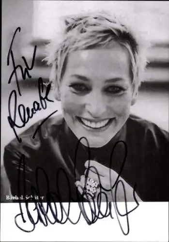 Ak Schauspielerin Bärbel Schäfer, Portrait, Autogramm