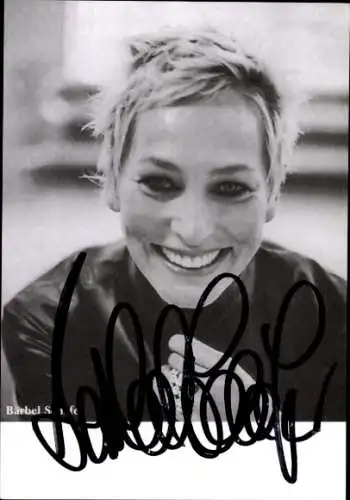 Ak Schauspielerin Bärbel Schäfer, Portrait, Autogramm