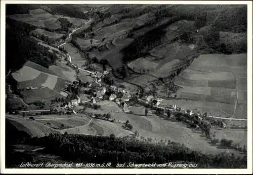 Ak Oberprechtal Schwarzwald, Fliegeraufnahme