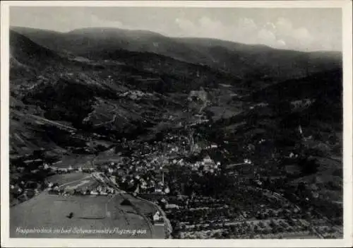 Ak Kappelrodeck im Schwarzwald, Fliegeraufnahme