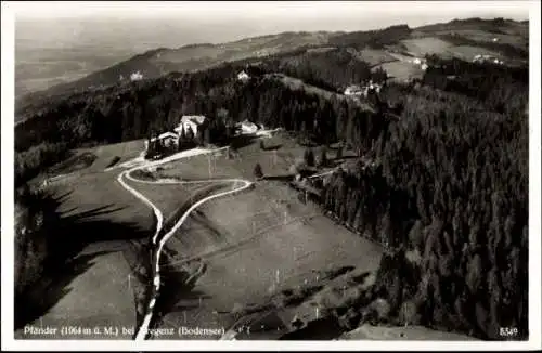 Ak Bregenz und Lochau Vorarlberg, Pfänder, Fliegeraufnahme