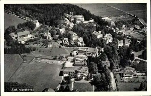 Ak Bad Wörishofen im Unterallgäu, Fliegeraufnahme