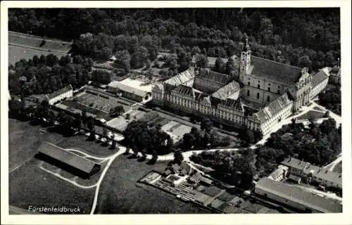 Ak Fürstenfeldbruck in Oberbayern, Fliegeraufnahme