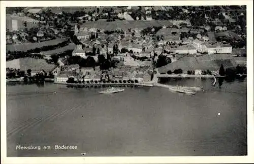 Ak Meersburg am Bodensee, Fliegeraufnahme