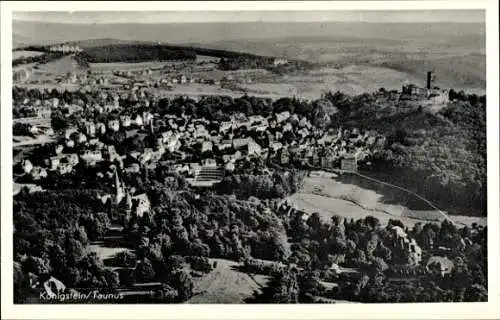 Ak Königstein im Taunus, Fliegeraufnahme