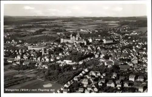 Ak Weingarten in Württemberg, Fliegeraufnahme