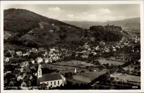 Ak Ortenberg in Baden, Fliegeraufnahme, Schloss Ortenberg