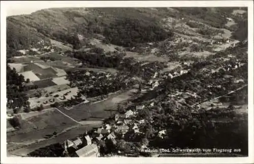 Ak Waldulm Kappelrodeck im Schwarzwald, Fliegeraufnahme