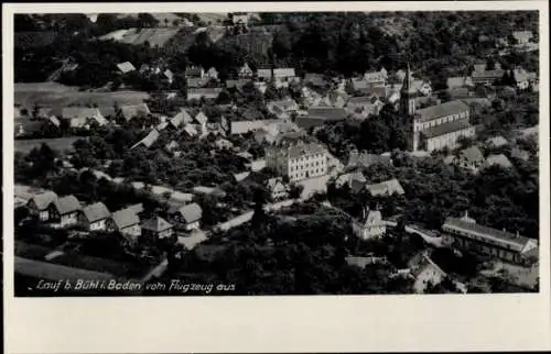 Ak Lauf in Baden Schwarzwald, Fliegeraufnahme