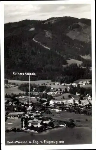 Ak Bad Wiessee in Oberbayern, Fliegeraufnahme, Kurhaus Askania