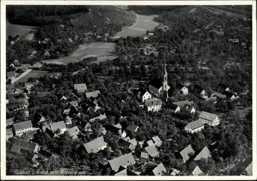 Ak Mosbach am Odenwald Baden, Fliegeraufnahme