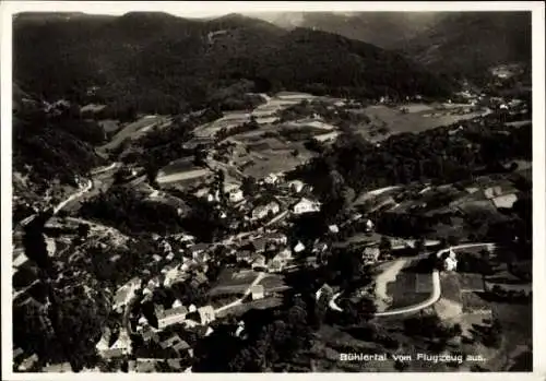 Ak Bühlertal im Schwarzwald, Fliegeraufnahme