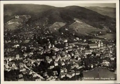 Ak Oberkirch im Renchtal Baden, Fliegeraufnahme