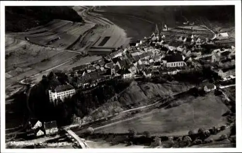 Ak Mühlheim an der Donau in Baden Württemberg, Fliegeraufnahme