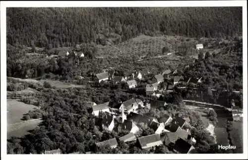 Ak Hopfau Sulz am Neckar, Fliegeraufnahme