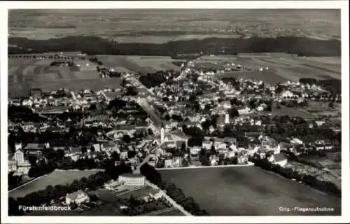 Ak Fürstenfeldbruck in Oberbayern, Fliegeraufnahme