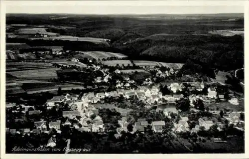 Ak Adelmannsfelden in Württemberg, Fliegeraufnahme