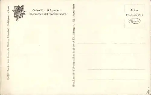 Ak Oberkochen Württemberg, Fliegeraufnahme, Volkmarsberg