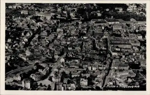 Ak Fulda, Fliegeraufnahme, Adler Gaststätte Inh. L.Baier
