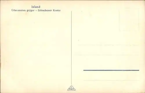 Ak Island, Erloschener Krater