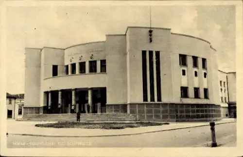 Ak Niš Nisch Serbien, Nationaltheater