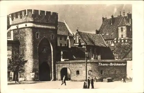 Foto Toruń Thorn Westpreußen, Brückentor