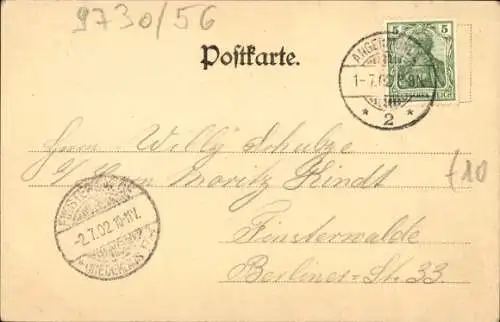 Ak Angermünde in der Uckermark, Paradeplatz, Rathaus